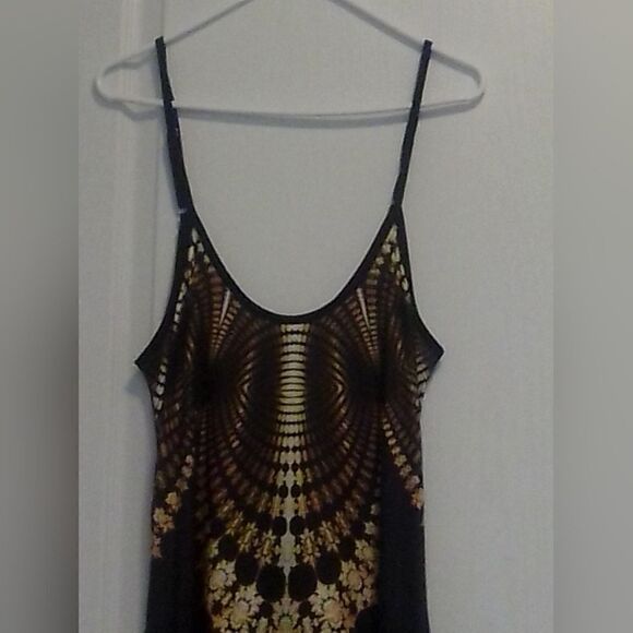 Like-New Ombre Geometric Patterned Maxi Dress - Size S” with pockets - Picture 15 of 15